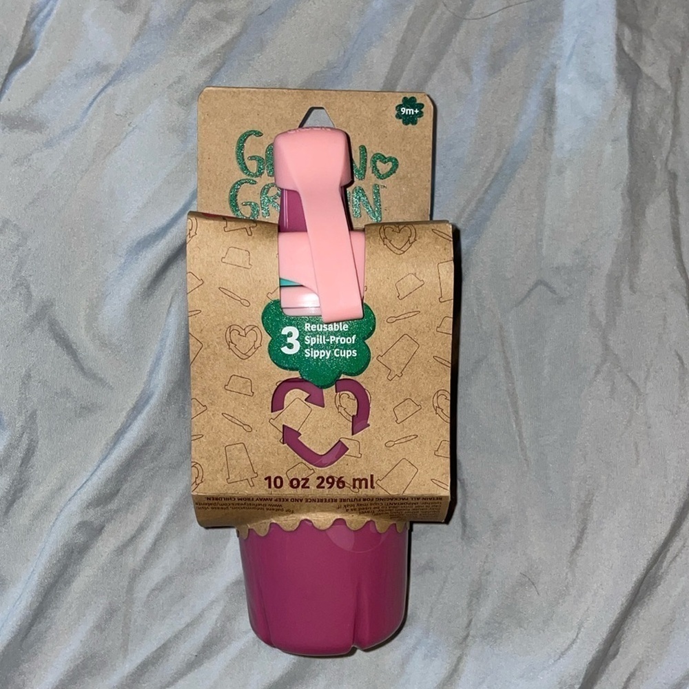 Green Grown Reusable Spillproof Sippy Cups